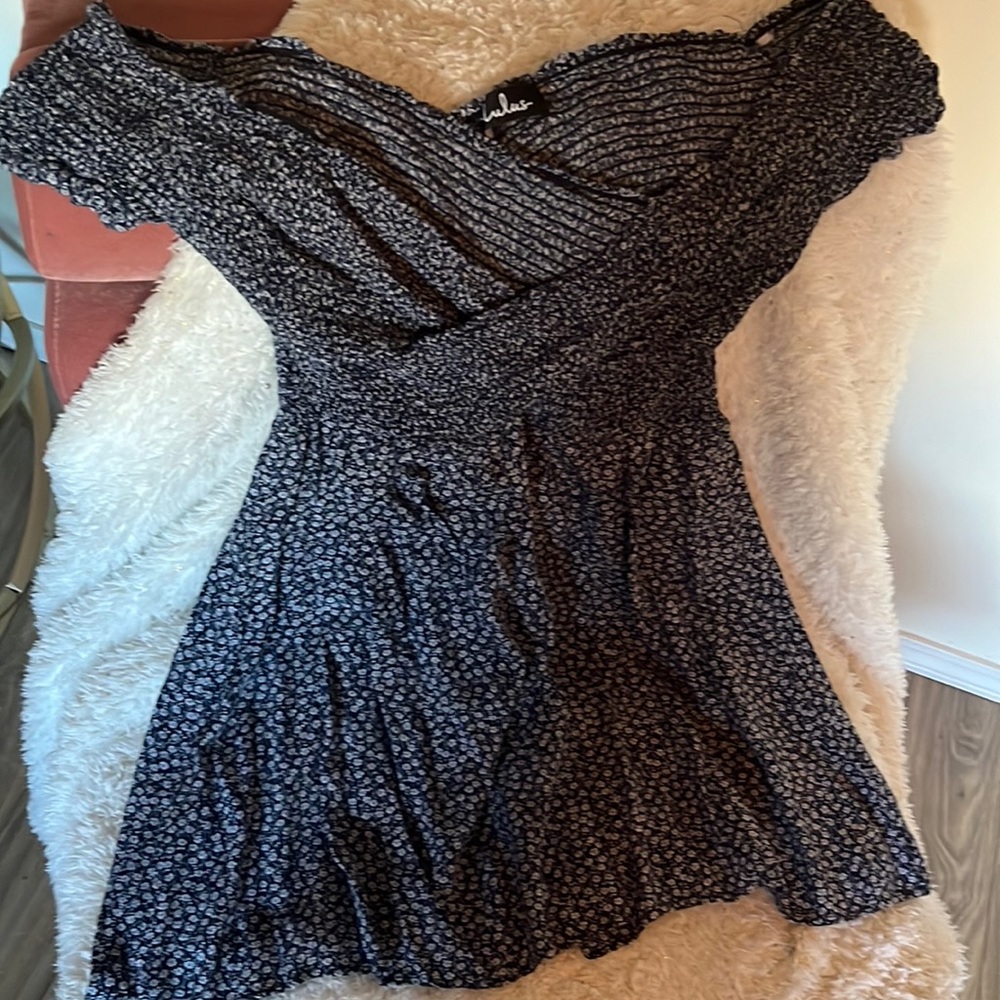 Lulus off the shoulder summer dress